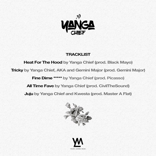 Yanga Chief Neighbourhood Genius EP Back