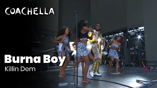Burna Boy performs Killin Dem at Coachella 2019