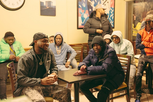 Davido Risky BTS Photos