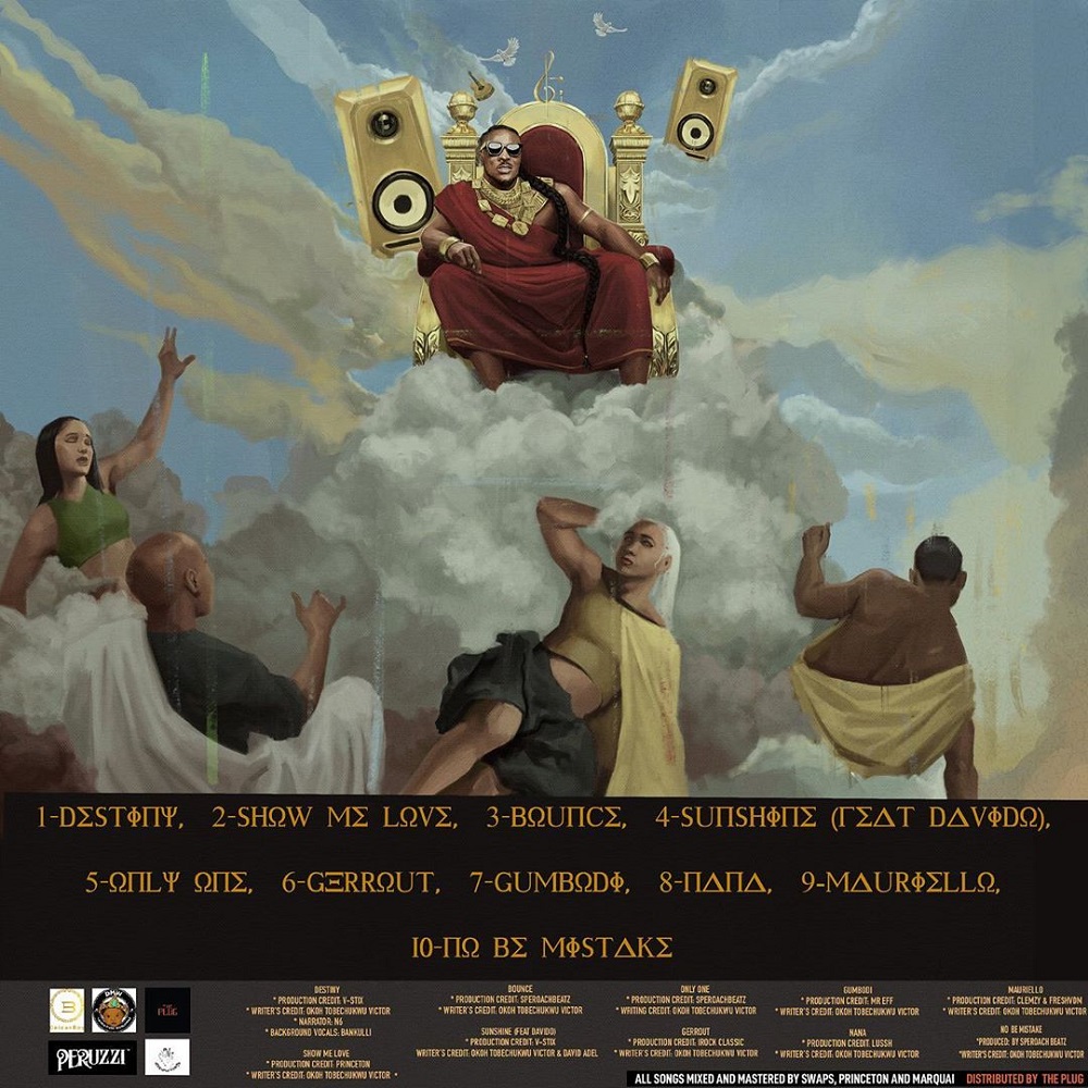 Peruzzi Huncho Vibes Tracklist Back