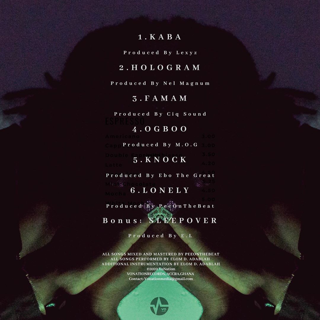 E.L Songs For Girls 3 EP Tracklist