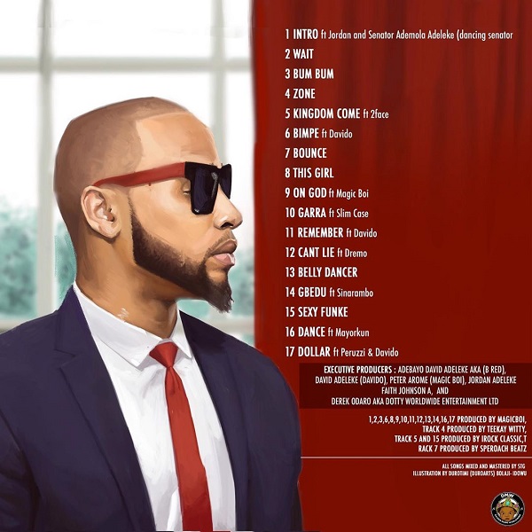 B-Red Jordan Tracklist