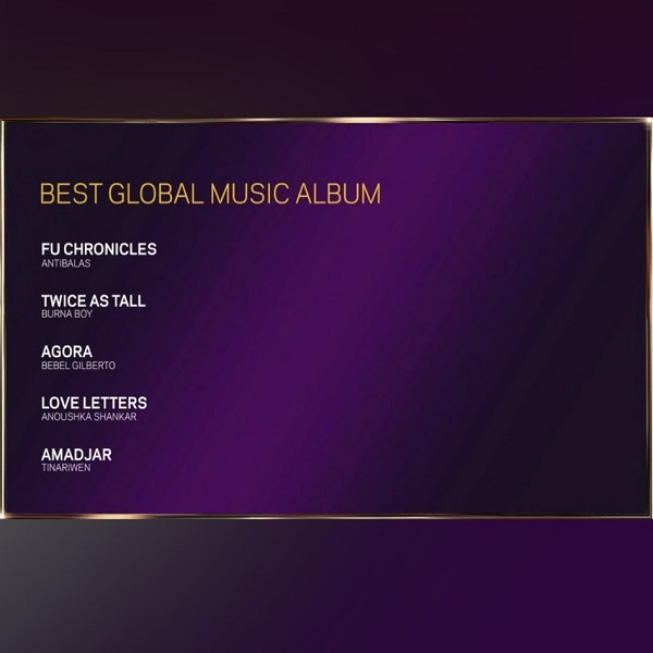 Burna Boy GRAMMY Awards Category