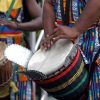 Africans drumming
