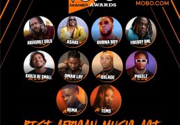 Asake, Adekunle Gold, Tems, Others, Bag MOBO Awards Nomination; Full Nomination List