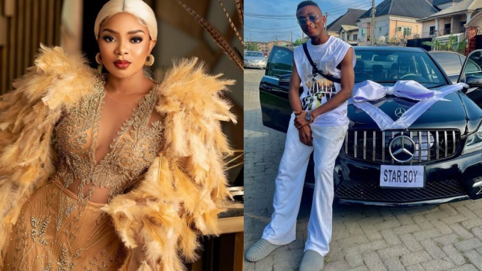BBNaija Star, Queen Atang Gifts Her Younger Brother New Mercedes Benz