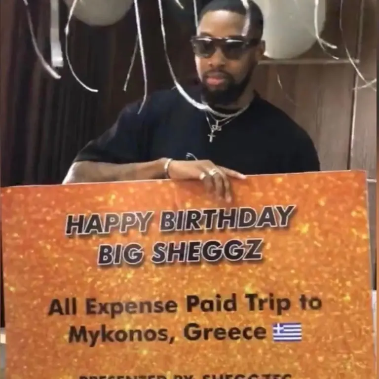 BBNaija S7 Sheggz Receives £7000, Valuable Items From Fans As 27th Birthday Gift