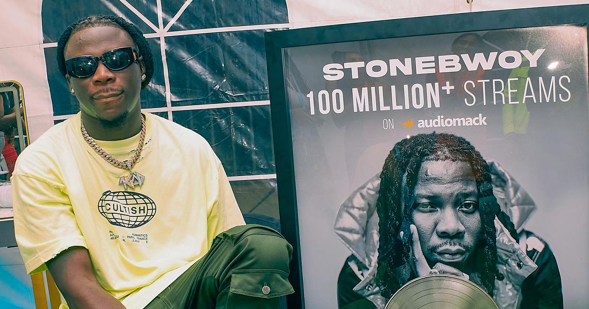 Stonebwoy Becomes First Ghanaian Artist To Garner 100 Million Streams On Audiomack
