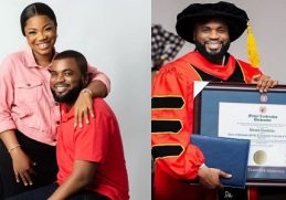 Mercy Chinwo Celebrates Husband On Latest Honorary Doctorate Degree