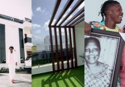 Seyi Vibez Acquires New Mansion, Pens Emotional Tribute To Late Mom
