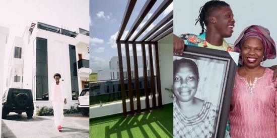 Seyi Vibez Acquires New Mansion, Pens Emotional Tribute To Late Mom